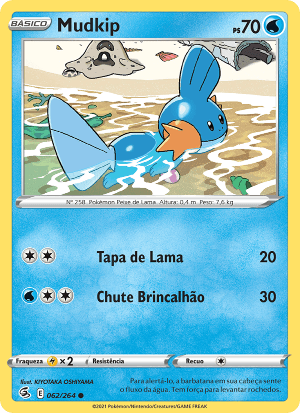 Mudkip, card 62 from Golpe Fusão