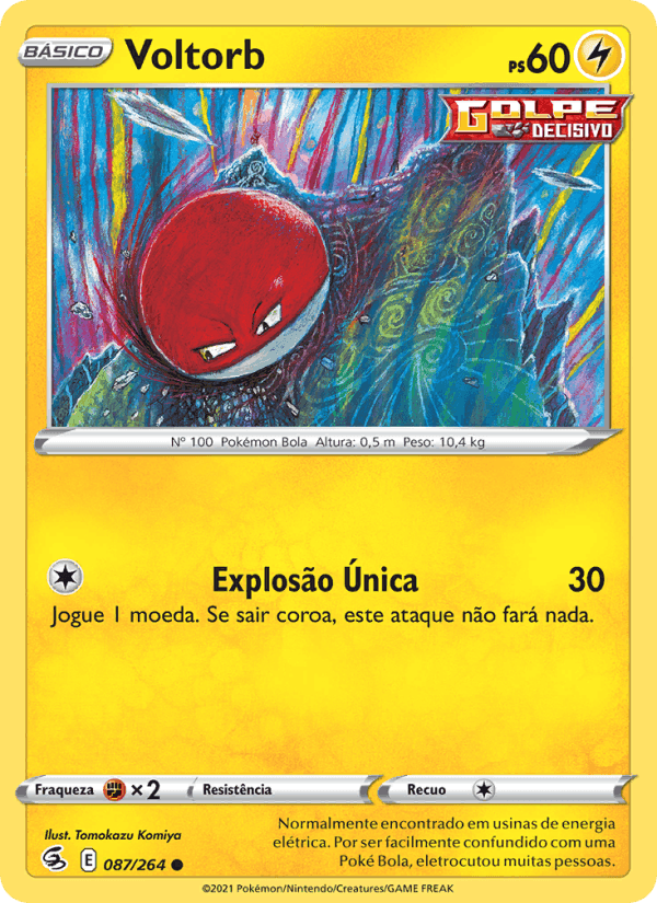 Voltorb, carta 87 de Golpe Fusão