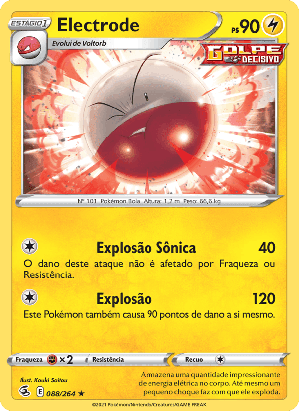 Electrode, carta 88 de Golpe Fusão