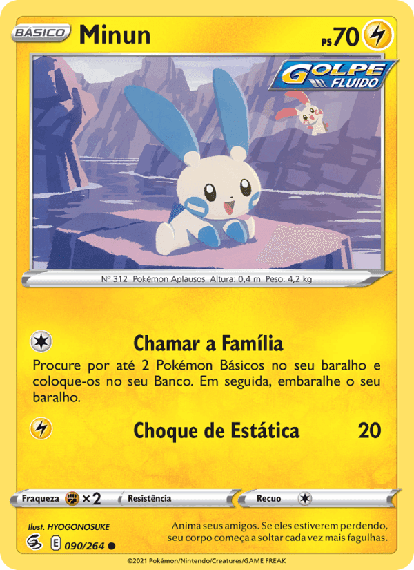 Minun, carta 90 de Golpe Fusão