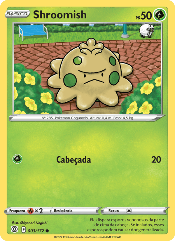 Shroomish, carta 003 de Astros Cintilantes