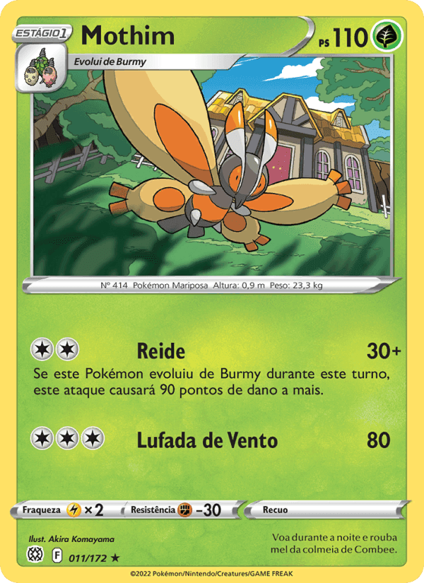 Mothim, carta 011 di Astros Cintilantes