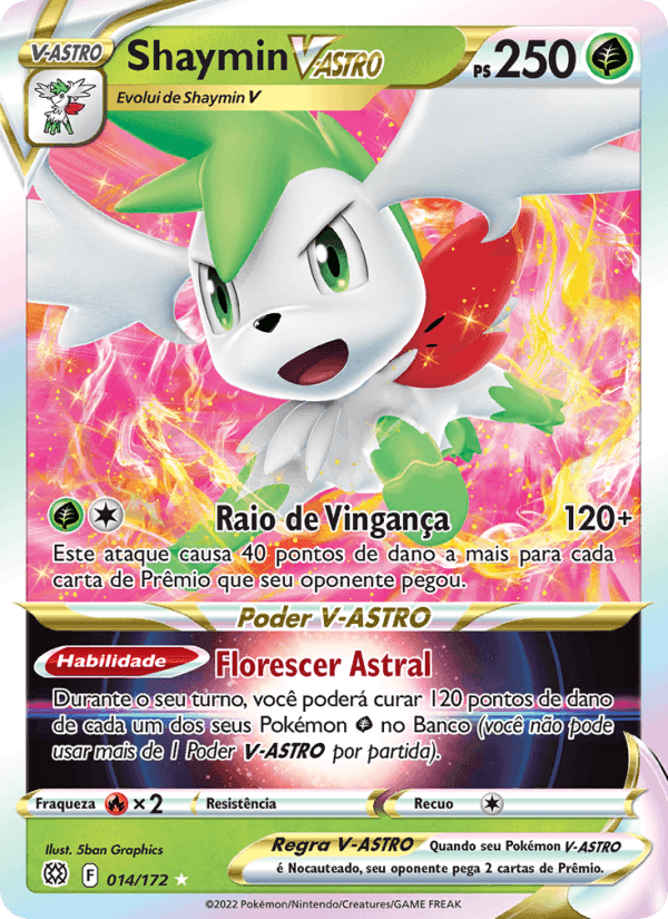 Shaymin V-ASTRO, carta 014 de Astros Cintilantes
