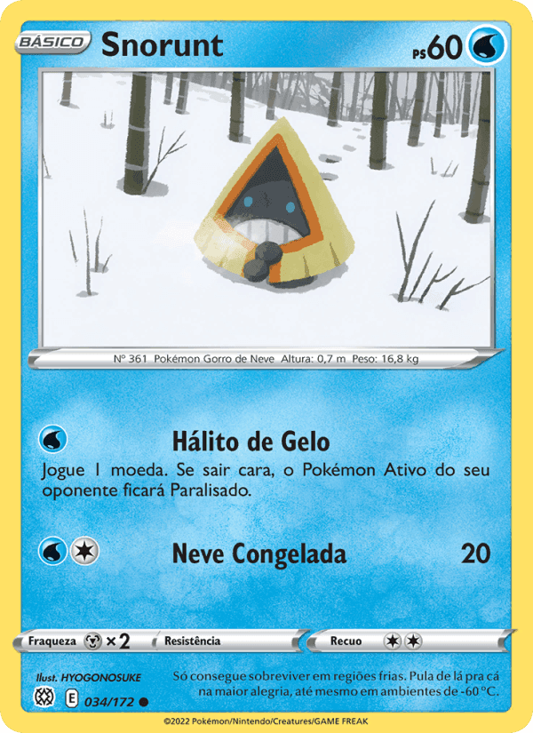 Snorunt, carta 034 de Astros Cintilantes