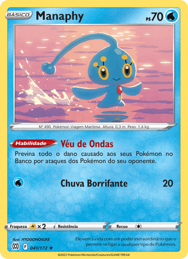 Manaphy, carta 041 di Astros Cintilantes