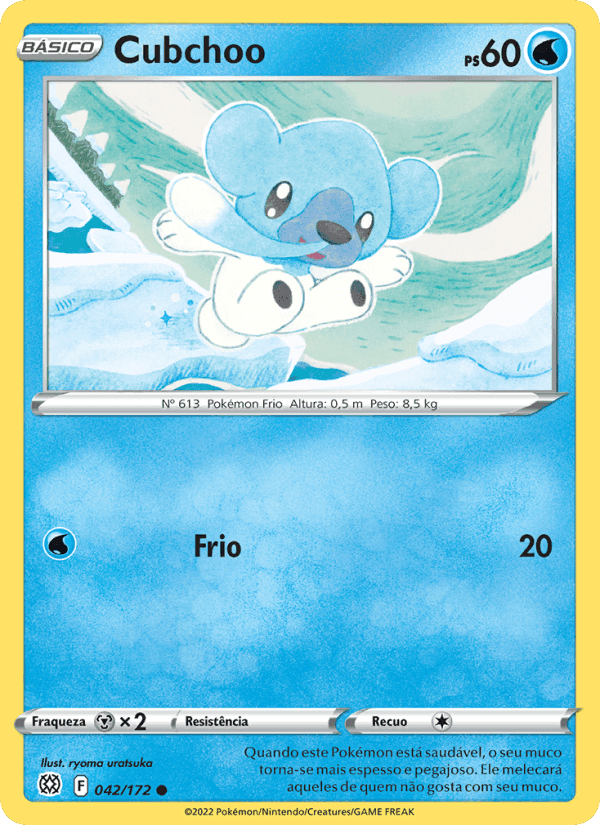 Cubchoo, carta 042 de Astros Cintilantes
