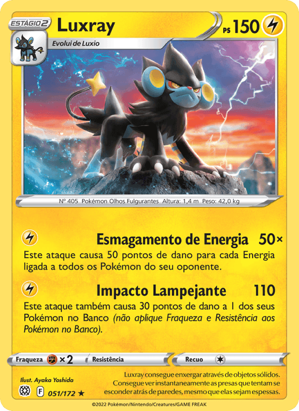 Luxray, card 051 from Astros Cintilantes