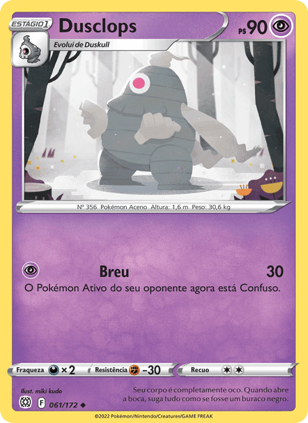 Dusclops, carta 061 de Astros Cintilantes
