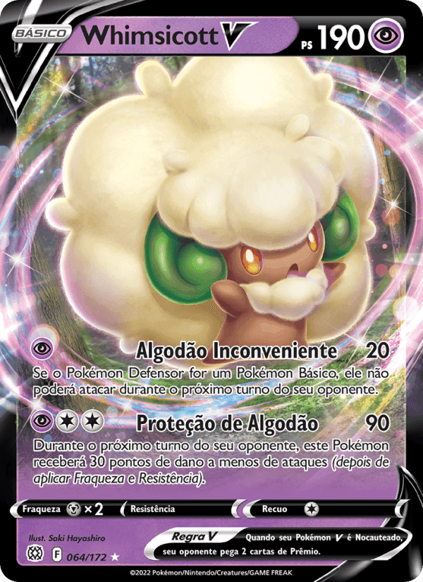 Whimsicott V, carta 064 de Astros Cintilantes