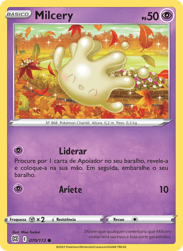 Milcery, card 070 from Astros Cintilantes