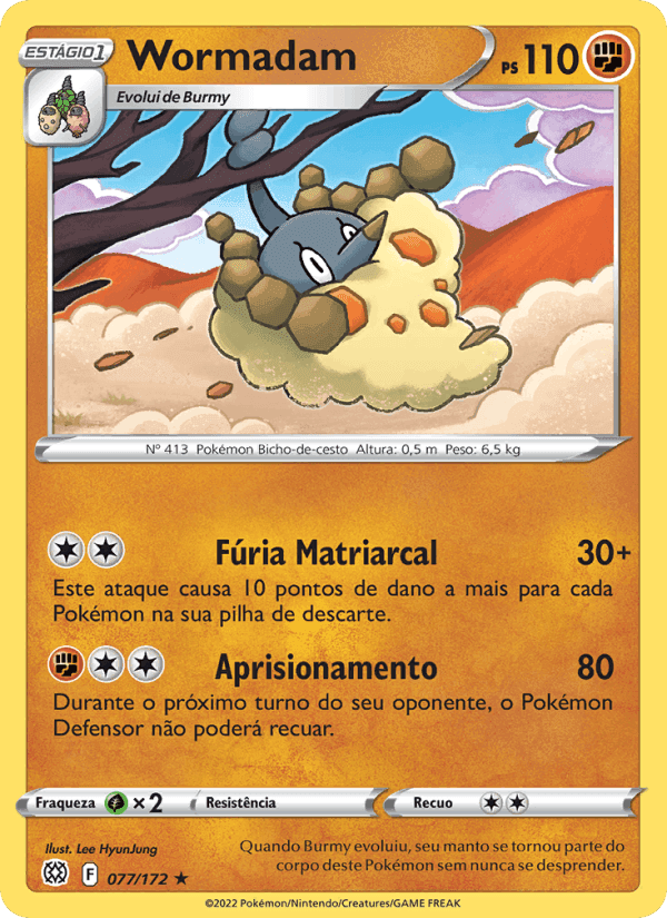 Wormadam, carte 077 de Astros Cintilantes