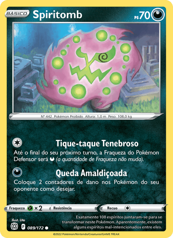 Spiritomb, carta 089 de Astros Cintilantes