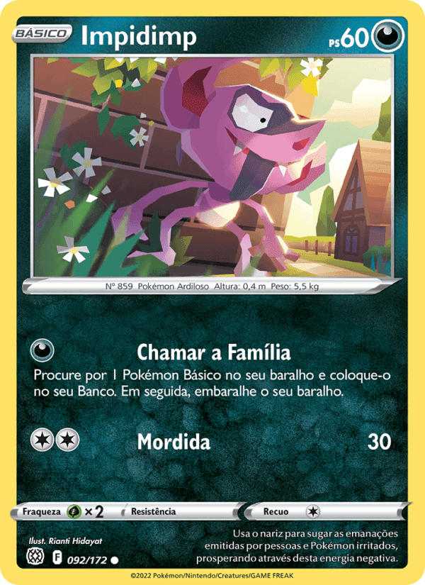 Impidimp, carta 092 de Astros Cintilantes