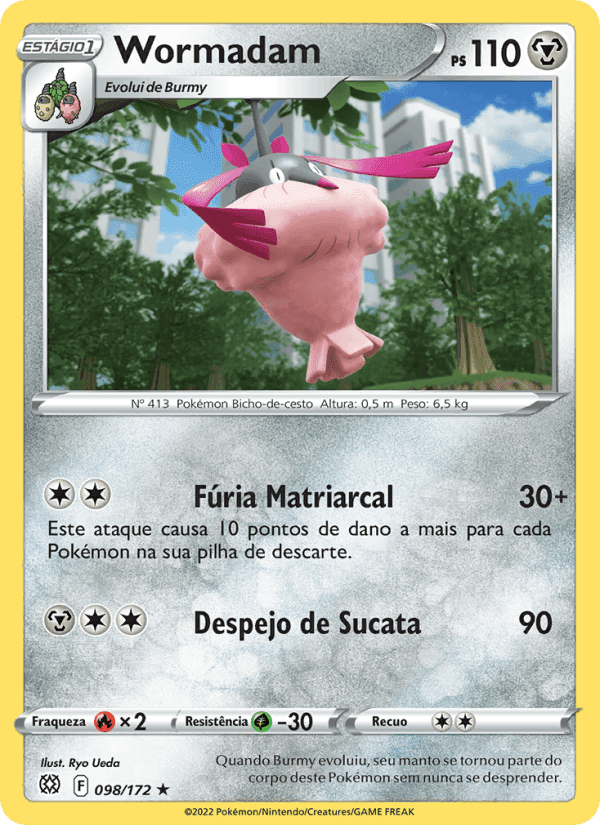 Wormadam, carta 098 de Astros Cintilantes