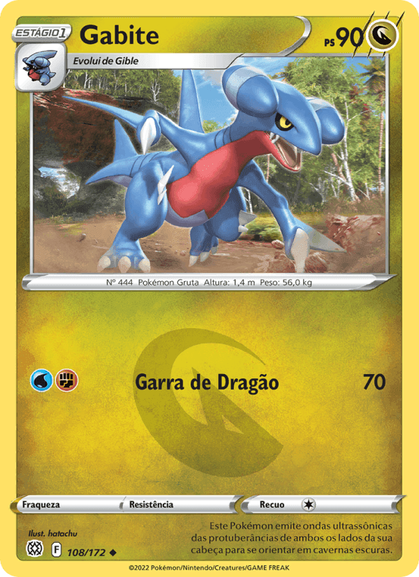 Gabite, carta 108 de Astros Cintilantes