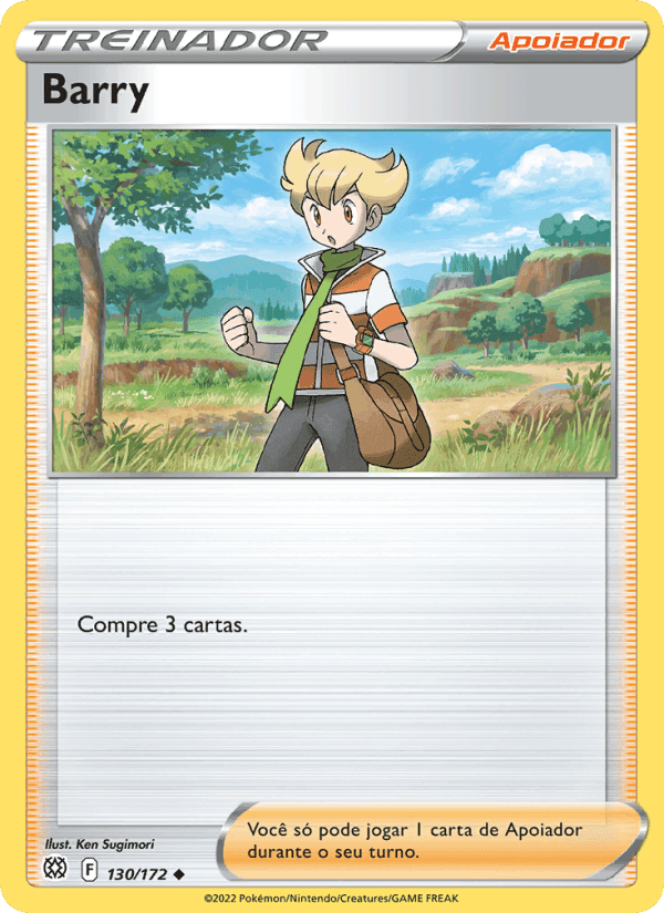 Barry, card 130 from Astros Cintilantes