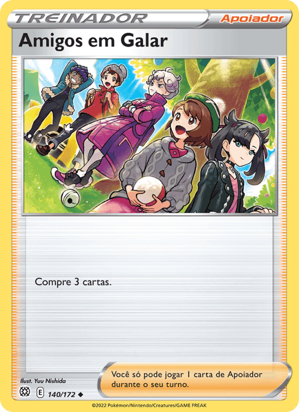 Amigos em Galar, card 140 from Astros Cintilantes
