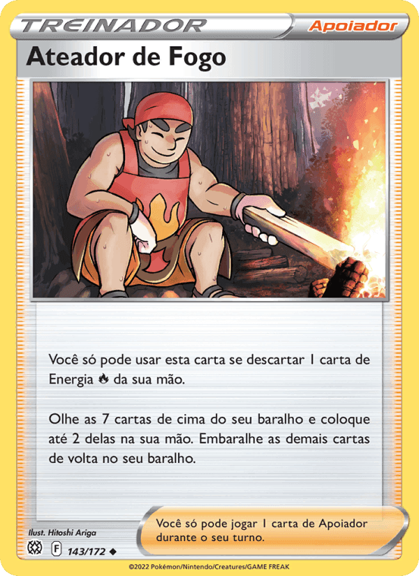 Ateador de Fogo, carta 143 de Astros Cintilantes