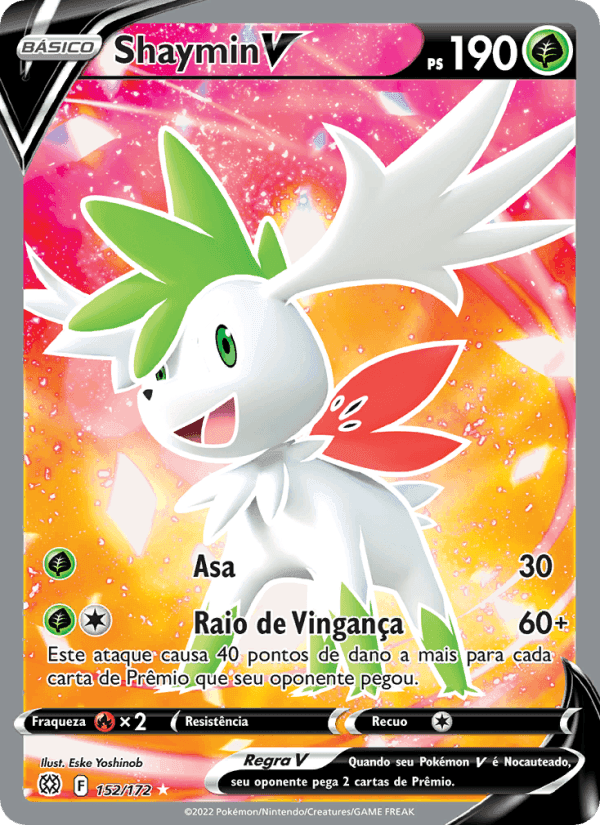 Shaymin V, card 152 from Astros Cintilantes