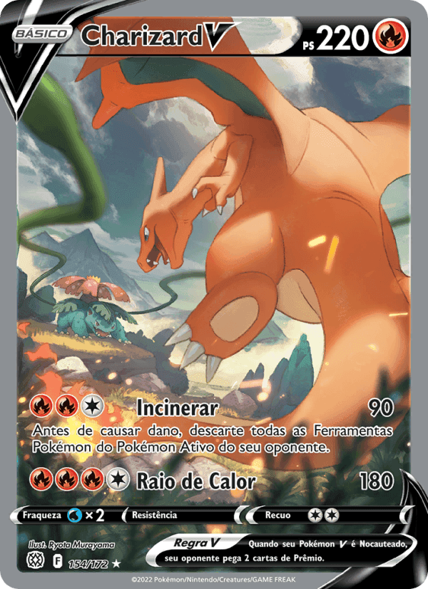 Charizard V, carta 154 de Astros Cintilantes