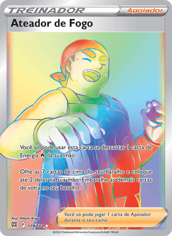 Ateador de Fogo, card 179 from Astros Cintilantes