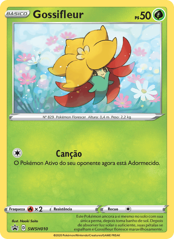 Gossifleur, carta SWSH010 di ESES Promos