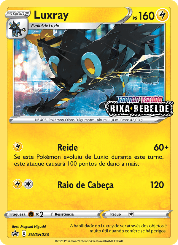 Luxray, carta SWSH023 di ESES Promos