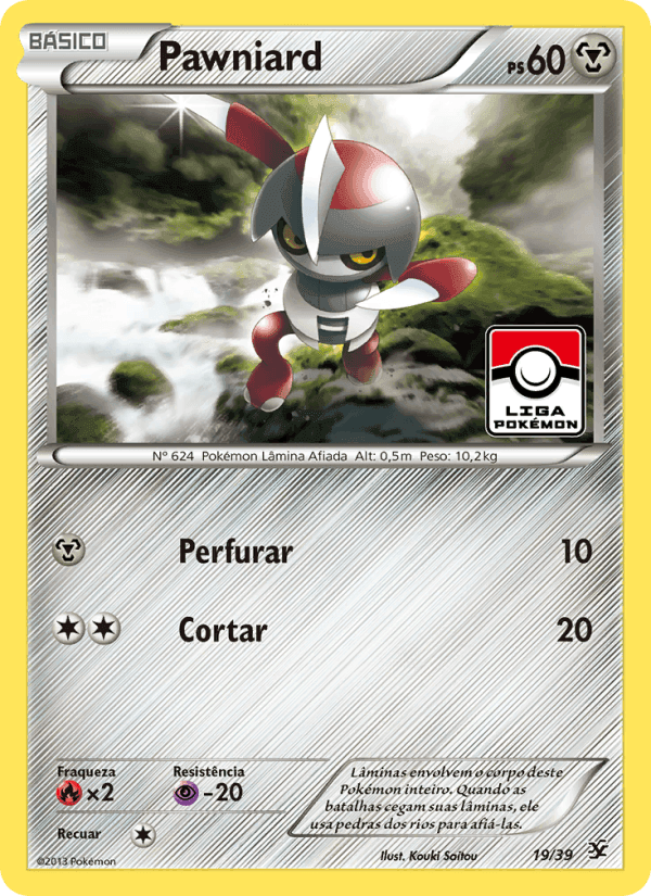 Pawniard, carta 19 de Conjunto para Iniciantes Kalos