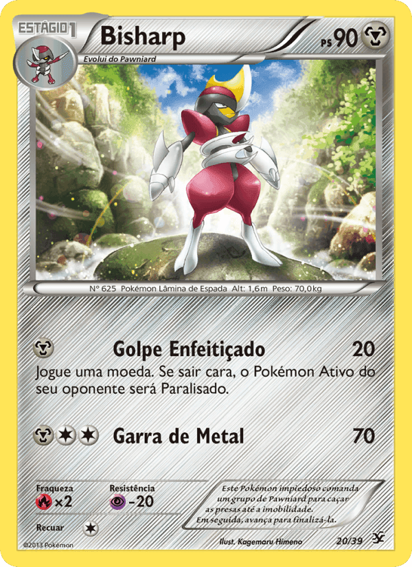 Bisharp, carta 20 de Conjunto para Iniciantes Kalos
