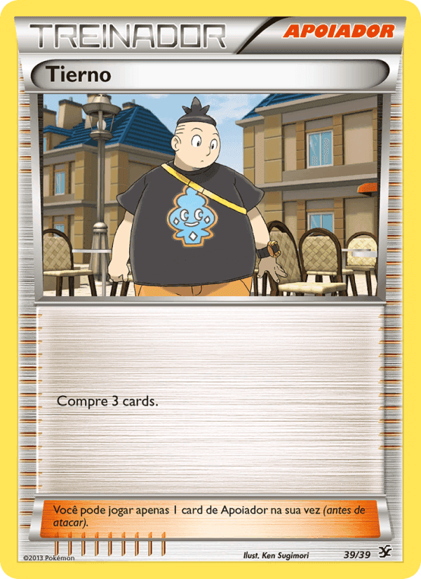 Tierno, carta 39 de Conjunto para Iniciantes Kalos
