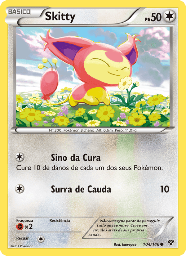 Skitty, card 104 from XY