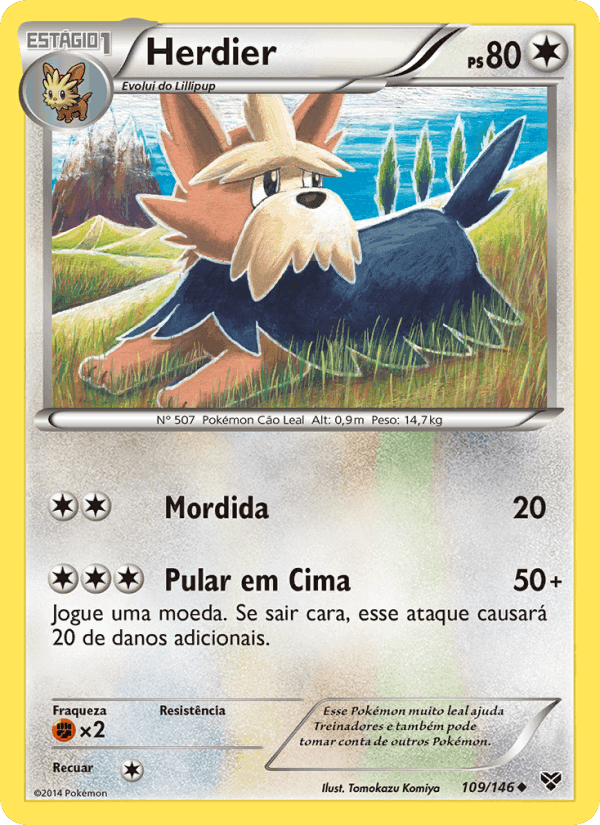 Herdier, carta 109 de XY