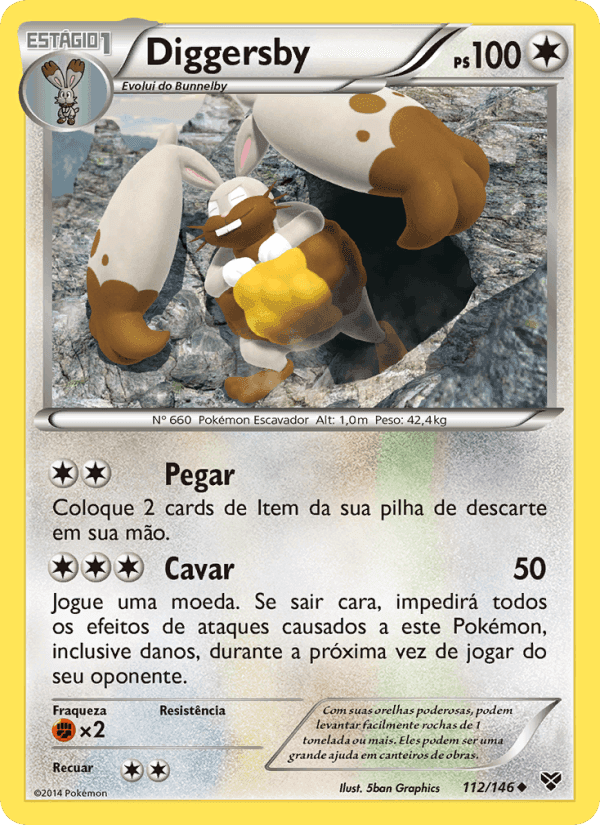 Diggersby, carta 112 de XY