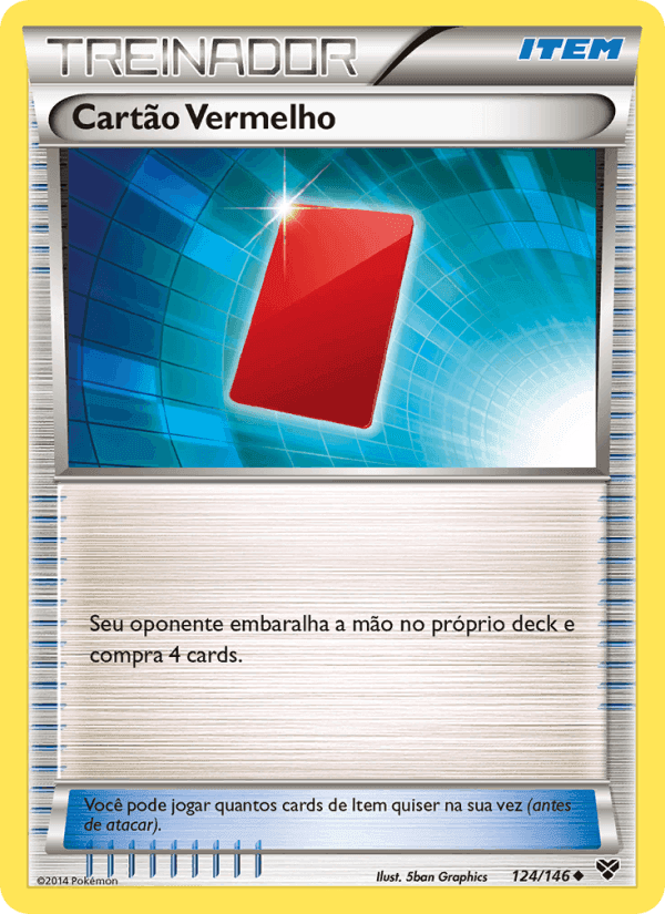 Cartão Vermelho, carta 124 de XY