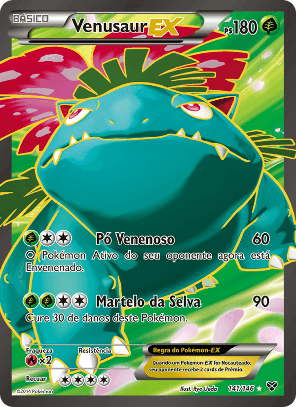 Venusaur EX, card 141 from XY