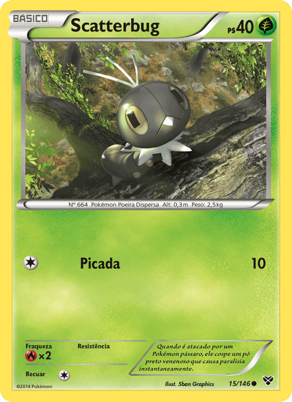 Scatterbug, carta 15 de XY