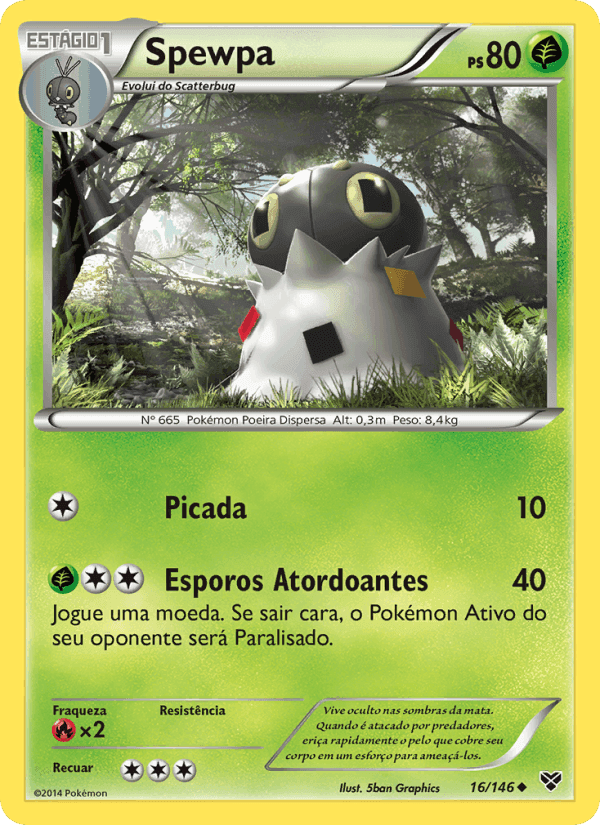 Spewpa, carta 16 de XY