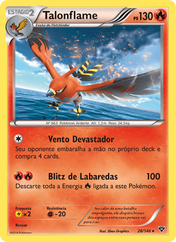 XY の 28 番、Talonflame