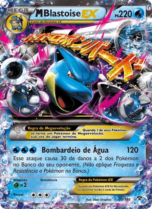 M-Blastoise EX, carta 30 de XY