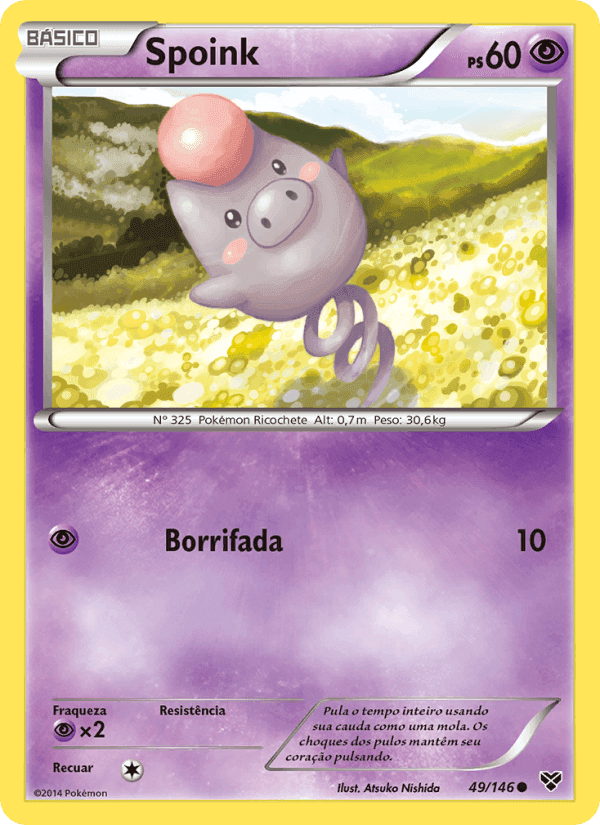 Spoink, carta 49 de XY