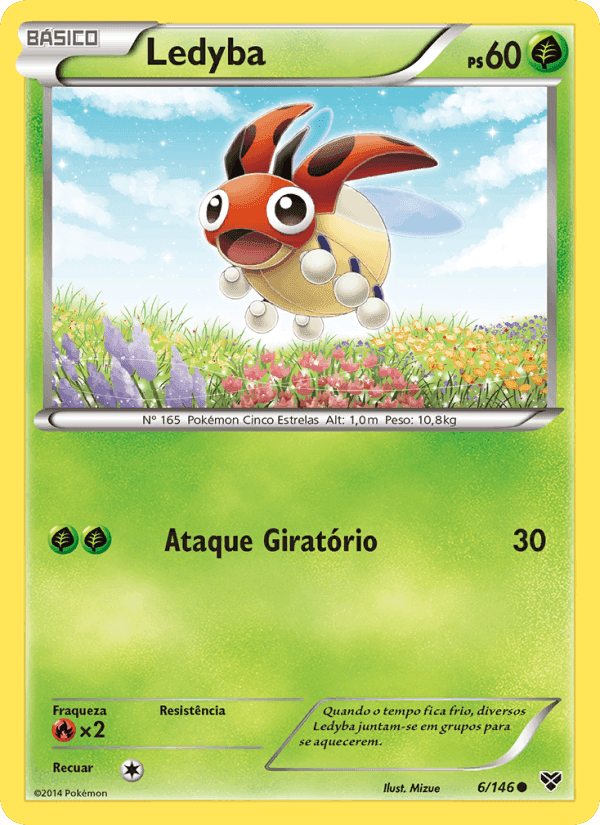 Ledyba, carta 6 de XY