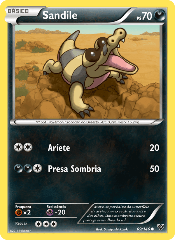 Sandile, carta 69 de XY