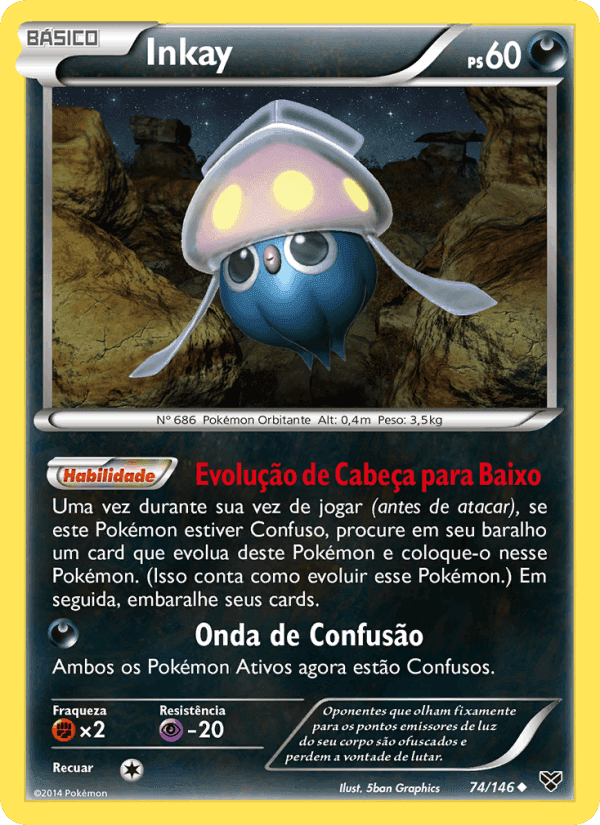 Inkay, carta 74 de XY