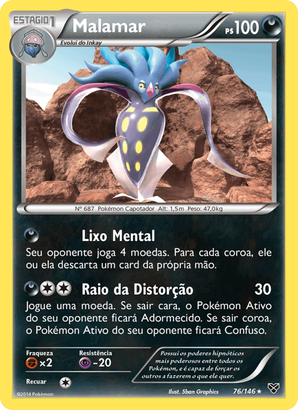 Malamar, card 76 from XY