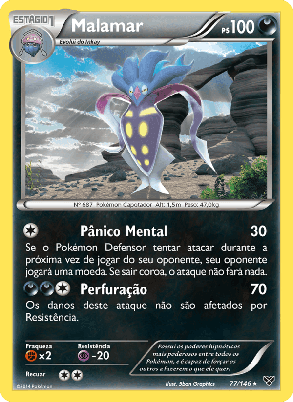 Malamar, carta 77 de XY