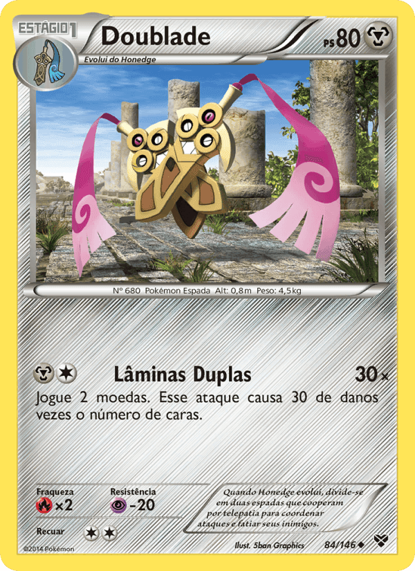 Doublade, carta 84 de XY