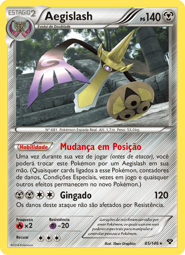 Aegislash, card 85 from XY