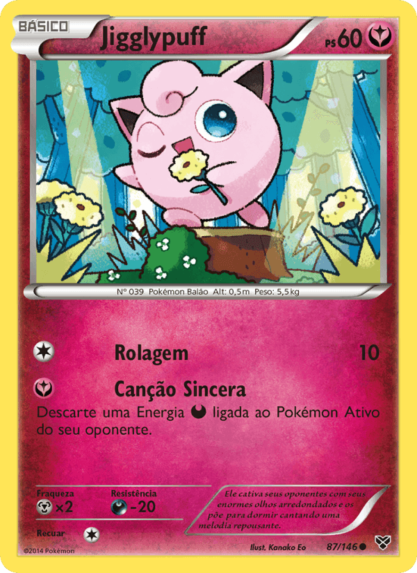 Jigglypuff, carta 87 de XY