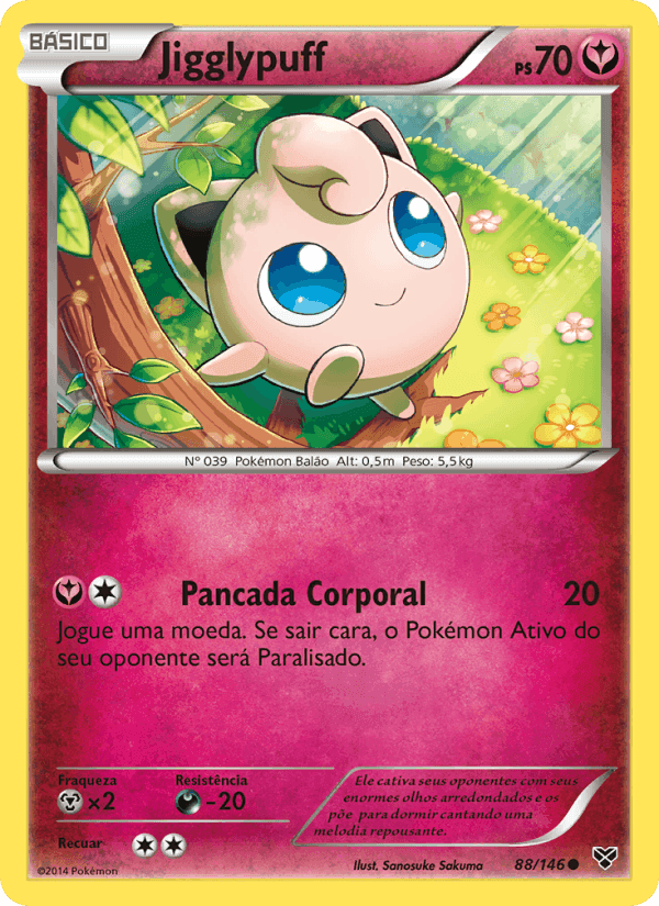 Jigglypuff, carte 88 de XY