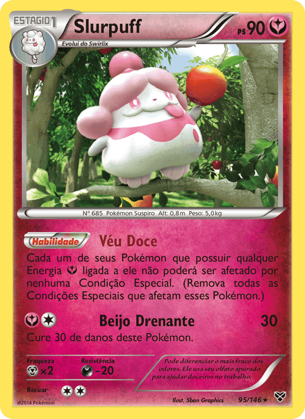 Slurpuff, carta 95 de XY